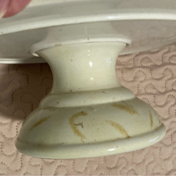 Gates Ware Laurie Gates Cake Stand Cherries Apples Plums - Picture 5 of 5